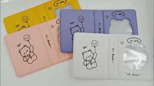 Album Đựng Ảnh 3inch 40 Ngăn Hình Gấu Bear nhiều Màu Sắc Xinh Xắn