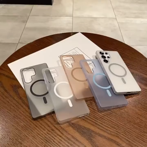 จัดส่งทันที เคสผิวด้าน ชาร์ได้ Magnetic Matte โปร่งแสงแบบบางเฉียบ สำหรับ S25 Edge S25 Ultra S25 Plus S25 S24 FE S24 Ultra S24 Plus S24 S23 Ultra S23 FE S23 Plus S23 S22 Ultra S22 Plus S22 S21 Ultra S21 FE S21 Plus S21