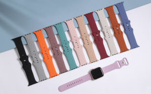 Silicone Print Strap for iWatch 45 41 44 40 38mm Soft Rubber Band for Smart Watch Ultra 2 49mm Series 10 9 7 6 8 SE 5 3 46mm 42mm