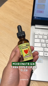 ChildLife Vitamin D3 Drop 30ml Essentials Suplemen Anak Bayi Natural Berry Hipoalergenik Asli USA