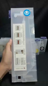 PPS Ink Cartridge Sub Tank with Floater 220ml XP600 DX5 DX7 I3200 (1 pc 2-Hole Type)