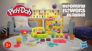Play-Doh Blooming Flower Garden Toy Playset Nature Pretend Play Kids Arts & Crafts Ages 3+