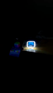 X1 Lampu Biled X Case Led Matrix 1.5 Inch Shroud+Devil RGB Aplikasi Univesal