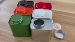Sealed Tea Tin 1Pcs Small Mini Storage Jar Empty Solid Packaging Box for Travel Household Use