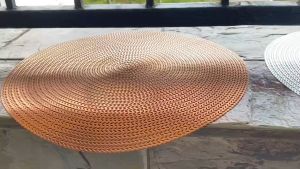 BEST4U 38CM Luxurious Round Table Placemat | Tablemat | Coaster Pad for Homes Dining Table Restaurants Workplace