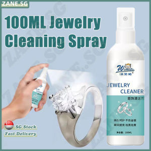 ✨𝙎𝙂 𝙨𝙩𝙤𝙘𝙠✨ Jewellery cleaner spray for rings earrings watch diamond bracelet / Silver cleaner gold cleaner solution / Jewellery cleaner liquid 100ml