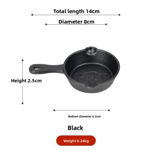 Mini Iron Wok for Stir-Fry Egg Cooking Utensil Flat Bottom Oil Drizzling Bird Shaped Non-Stick Kitchen Cookingware from China