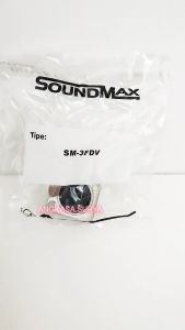 SOKET CANON BODY BESI SILVER SOUNDMAX SM-3FDV ORIGINAL & SOKET CHASIS CANON XLR FEMALE SOUNDMAX SM3FDV ORIGINAL BODY BESI