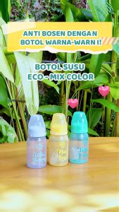 Vitaflow Botol Susu Multifungsi PP Eco 60 ml Mix Botol Susu Untuk Usia 0-3 Bulan - Lazada