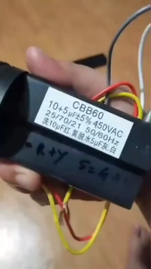 CAPACITOR / KAPASITOR  10+5UF / 12+5UF / 13+5UF / 14+5UF / 15+5UF ( 2 IN 1) Semi Auto Washing Machine