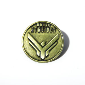 Movie Dune Brooch House Atreides Circle Eagle Pins Vintage Metal Badge for Men Woman Clothing Backpack Accessories