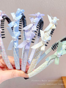 DUBAO | Butterfly Pearl Bow Headbands Hair Bands
