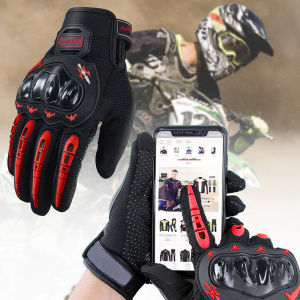 Motorcycle Gloves for Riding Rider Hand Protect PVC Touch Screen Breathable Riding Gloves Motorcyccle Rider Biker Gloves