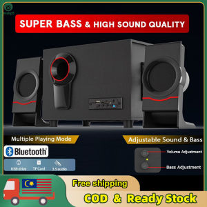 USB Bass Speaker Set Bluetooth Stereo Audio Speaker Bass Music Subwoofer for Computers