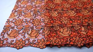 Luxury African Cotton Lace Material 5 Yards 2025 High Quality Swiss Voile Lace Fabric For Elegant Wedding Prom Dress F4027