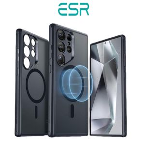 ESR cho Ốp lưng Samsung S25 Ultra / Ốp lưng S24 Ultra Tương thích với MagSafe Vỏ từ tính Samsung Galaxy S23Ultra Bảo vệ cấp quân sự Chống vàng (Halolock)