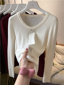 เสื้อสเวตเตอร์ถักคอตั้งแขนยาวทรงหลวมสำหรับผู้หญิง สีสันสดใส ทรงเข้ารูป ฤดูใบไม้ผลิและฤดูใบไม้ร่วง 2025