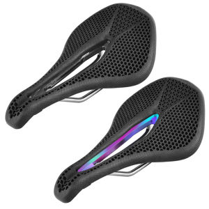 【New Arrival】Honeycomb Cushion Hollow Out Bicycle Seat Bench Breathable Lightweight Waterproof Shock Absorption Bike Accessories Parts