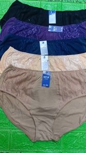 5 Quần Lót Nữ Lưng Cao 48kg Đến 90kg Cotton Mềm Mịn Mát Co Giãn MarketOnline68 NT120