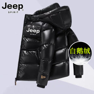 Mens down Jacket Goose down Short Thickened Lightweight Autumn Winter New Fashion Urban Style Waterproof Double-sided Wear