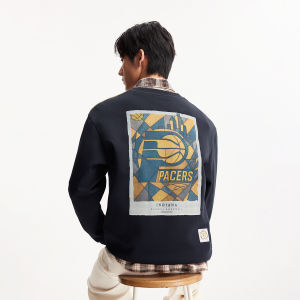 Jack Jones | NBA Pacers Embroidered Stylish Mens Fall Sweatshirt