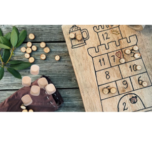 P197 ลูกเต๋า  ลูกเต๋าไม้เปล่า 10-20มม. 6ด้าน ขัดเรียบ ลบคมแล้ว สำหรับงานฝีมือ เกมDIY สร้างสรรค์ ชุดบล็อกไม้ ของเล่นเด็ก เต๋าบ่อทราย ลูกเต๋าไม้ SP