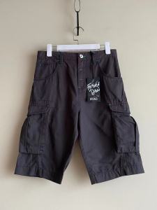 Autumn Winter Ladies Wide Leg Short Pants Thin Material Nine Points Casual Trousers Natural Waist Pocket Detail Straight Cut