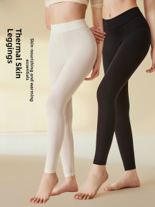 MiiOW | Ultra-Thin Womens Autumn Pants Heat Generating Hyaluronic Acid Base Layer Warmth Underwear Beauty Skin Line Nylon Fabric