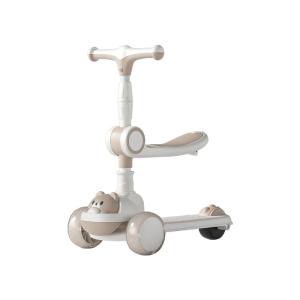 KIUMO | Convertible Foldable 3-in-1 Kids Scooter for Girls 1-3 Years Old
