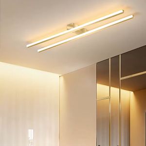 TOMAX 78CM Strip Ceiling Lamp Modern Design Led Light For Room Ceiling Light Corridor Cloakroom Living Room Light [Tricolor Changeable]