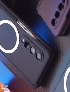 Case Casing Samsung Galaxy Z Fold 4 Z Fold 5 Z Fold 6: Magsafe Shell Magnetik Wireless Charger Stand Case EC-243