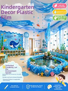 RENHEQING | Kindergarten Environmental Creation Waterproof Plastic Film