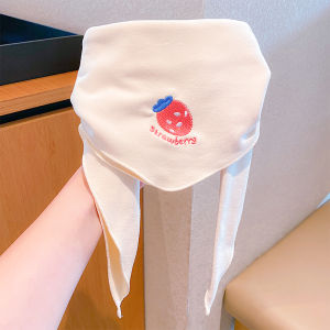 Clow M Childrens Scarf Girl Autumn and Winter Thin Triangular Binder Infants Baby Anti-Fouling Stain Resistant Saliva Towel Scarf