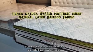 [Ready Stock] SMASIS Lienca Natură HYBRiD Mattress Series Natural Latex Bamboo Fabric Mattress / 11 inches thickness
