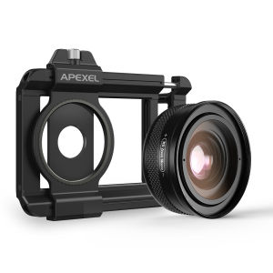apexel | APEXEL New HD 10-20X Zoom Macro Lens Mini Portable Micro Phone Camera Lenses for iPhone 17/pro Max Android All Smartphones