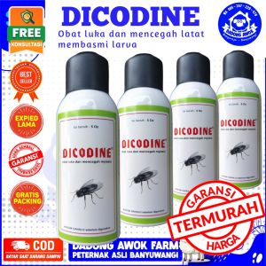 Obat luka - DICODINE 50 ml obat bebas lalat - GUSANEX kecil- gusanex spray kecil mini - gusanex sapi