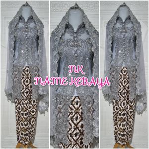 set kebaya akad nikah kebaya putih modern