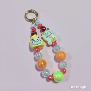 Handmade Unique CNY Fortune Cat Bag Charm Keychain Gift
