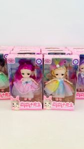 [RẤT ĐẸP - CLIP THẬT] Đồ chơi trẻ em búp bê công chúa mini có khớp xoay dành cho bé gái thích hoạt hình elsa và anna 299