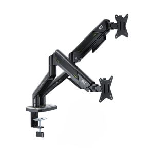 HumaneX | Dual Screen Monitor Stand For Laptops Dual Arm Support