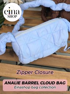 Einashop Analie Barrel Cloud Bag with Adjustable Strap SG Ship