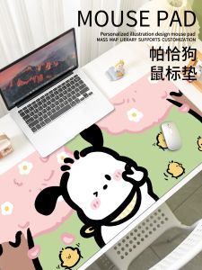 Mouse Pad Cute Pacha Dog Desk Mat Mouse Pad Girl Computer Desk Pad Keyboard Pad Student Desk Pad