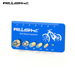 RISK Bike Bolts Measuring Caliper Aluminum Alloy Tools Bicycle Screw Measurement Bike Ruler