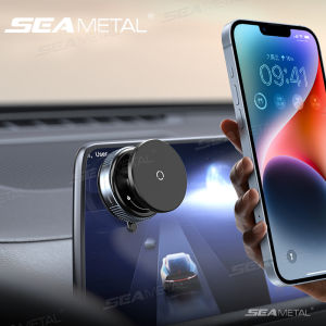 Seemetal giá đỡ từ tính cho ô-tô di động giá để điện thoại hút chân không hấp phụ 360 ° xoay siêu khỏe Giá đỡ hít cho Iphone12-15
