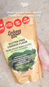 LADANG LIMA Aneka Tepung Gluten Free - Mocaf Bumbu Serba Guna Pancake Bakwan dll Sehat No MSG