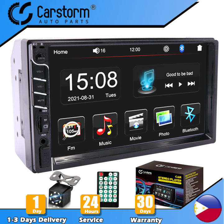 Carstorm Mirror Link 7 Inch Car Stereo Steering Wheel Control Car Radio ...