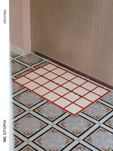 Designer Bathroom Bath Tub Side Silicon Dendroid Soft Foot Pad Absorbent Anti Slip Moisture Proof Quick Dry Large Size Mat