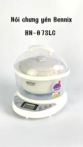 Nồi Chưng Yến BENNIX BN-07SLC Nồi Nấu Chậm Mini 07L Công Suất 100W Men Sứ Cao Cấp Bảo Hành 12 Tháng