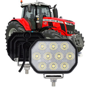 5" LED Work Light Flood 7500lm 50W for Forklift Front Light Truck Tractor Loader Headlight Excavator Accessories Parts