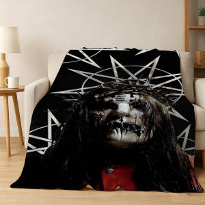 Bandai | 3D Music S-Slipknot-S-B-Band Album Flannel Blanket Soft Throw Blanket Art For Home Decor Bedroom Bed Sofa Picnic Fans Gifts